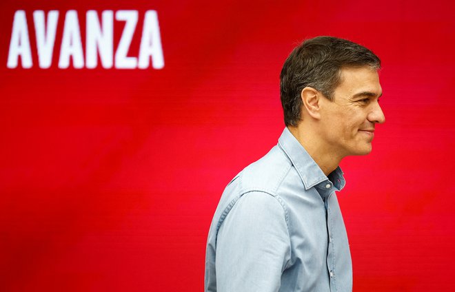 Španski premier socialistični premier Pedro Sánchez. FOTO: Juan Medina/Reuters