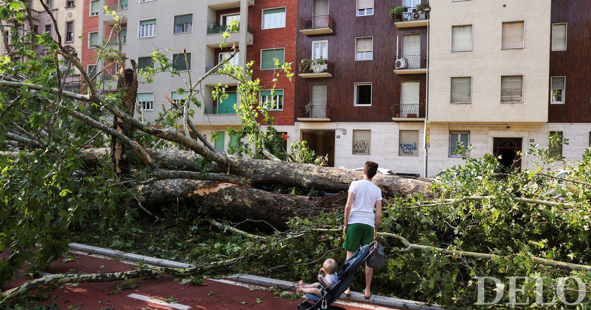 Si registrano due morti per la tempesta in Italia, Sicilia in fiamme