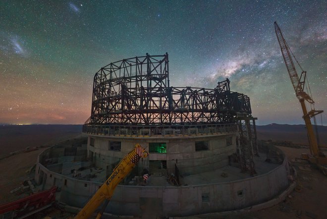 ELT na gori Cerro Armazones FOTO: ESO