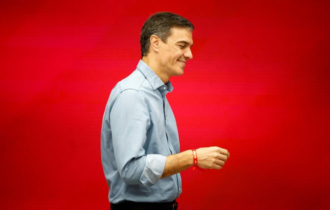 Prvi mož PSOE Pedro Sánchez verjame, da Špancem ne bo treba ponovno na volišča. FOTO: Juan Medina/Reuters