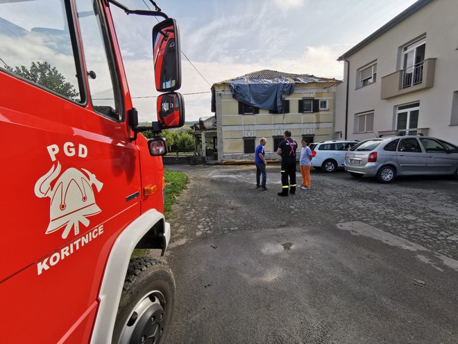 Škoda po neurju na območju Ilirske Bistrice FOTO: Jože Suhadolnik/Delo