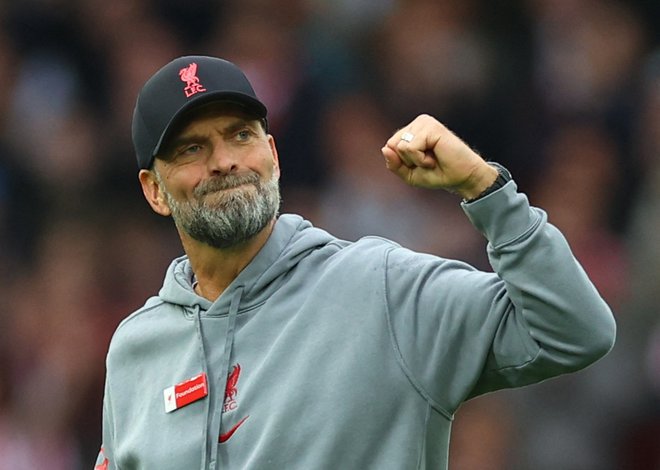 Jürgen Klopp pogosto komentira športno-politične zadeve. FOTO: Carl Recine/Reuters