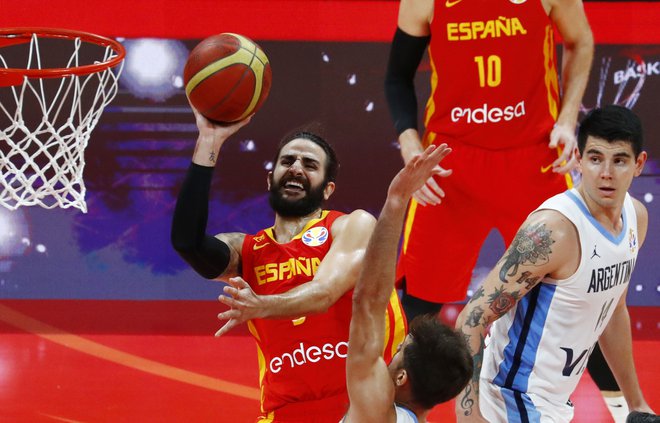 Najkoristnejši košarkar svetovnega prvenstva izpred štirih let Ricky Rubio bo izpustil mundial. FOTO: Thomas Peter/Reuters