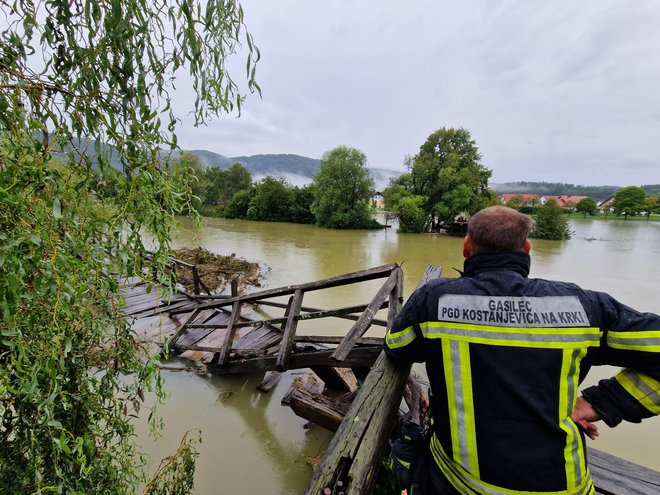 Tercijalski most je bil poseben poseben, ker je nastal po zasnovi znamenitega arhitekta Jožeta Plečnika, ki je prijateljeval z domačinko Emilijo Fon. FOTO: Tanja Jakše Gazvoda