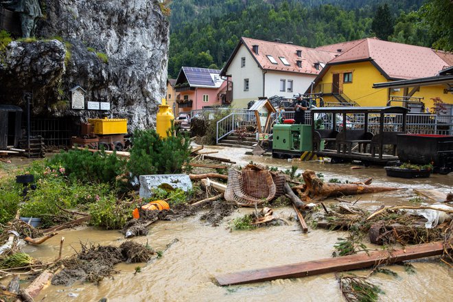 Črna na Koroškem 6. avgusta. FOTO: Voranc Vogel/Delo