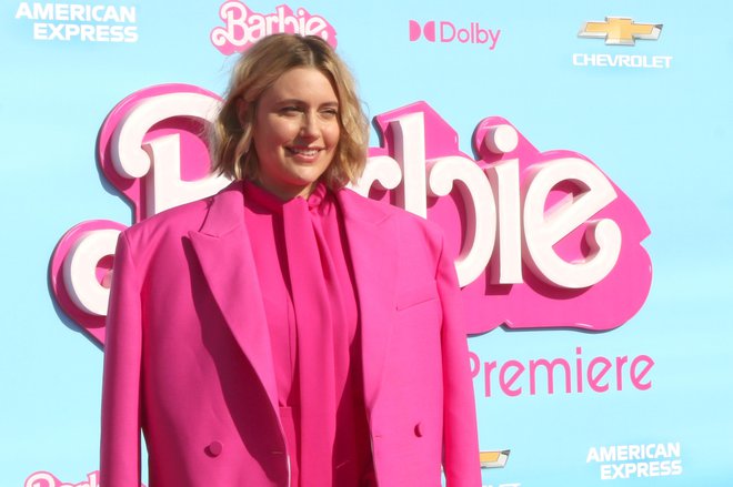 Greta Gerwig na svetovni premieri filma Barbie v začetku julija. FOTO: Shutterstock