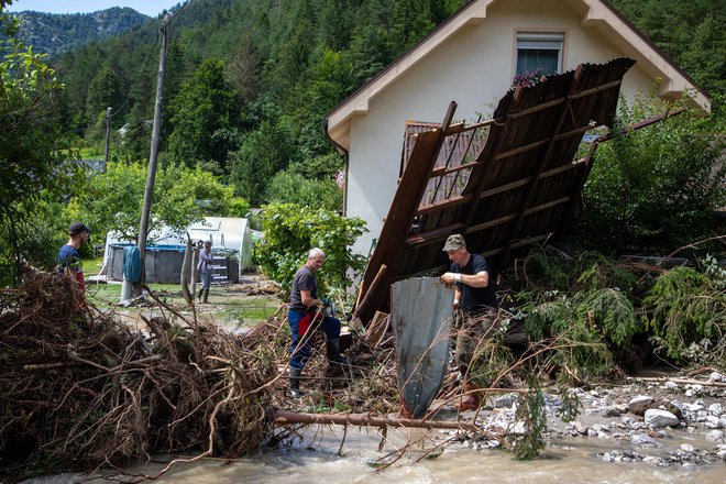 Opustošenje v Žerjavu FOTO: Voranc Vogel/Delo