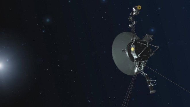 Voyager 2 je od nas trenutno oddaljen 19,9 milijarde kilometrov. Po vesolju potuje od avgusta 1977. FOTO: Nasa

 