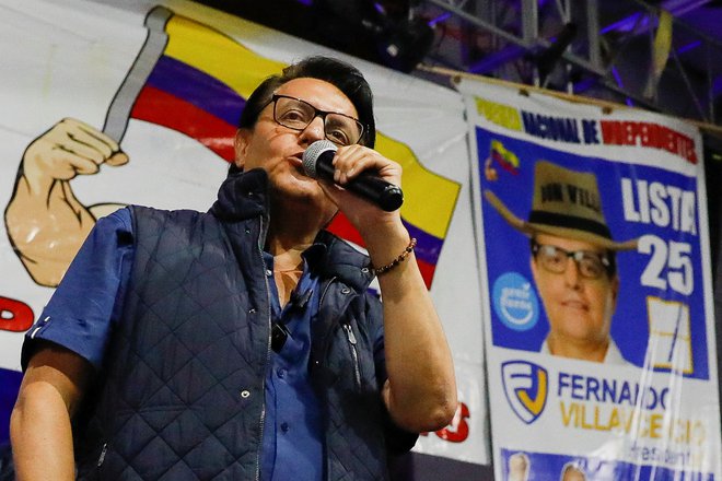 Fernando Villavicencio je bil svojčas novinar, pisal je o korupciji v naftni industriji in trgovini z mamili. FOTO: Karen Toro/Reuters