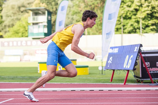 Matic Ian Guček se je za Budimpešto 2023 dobro pripravil, malo pa mu je zmanjkalo do polfinala. FOTO: Peter Kastelic