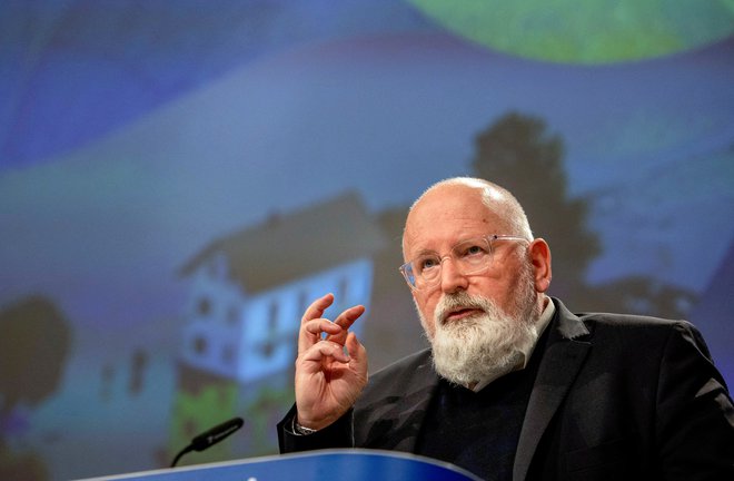 Evropki komisar za zeleni dogovor Frans Timmermans je zastopal EU tudi na podnebnih pogovorih. FOTO: Reuters