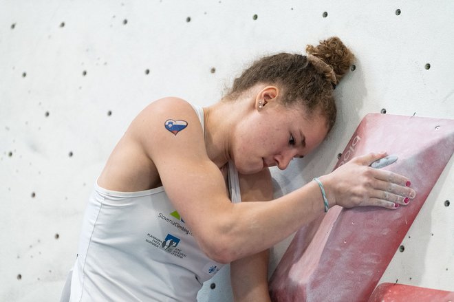 Jennifer Buckley se je izkazala na balvanih. FOTO: Slobodan Mišković/IFSC