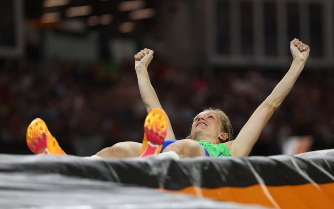 Tina Šutej je osvojila četrto mesto. FOTO: Kai Pfaffenbach/Reuters