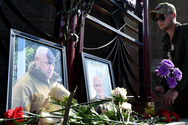 S Prigožinom je umrl tudi Dmitrij Utkin, ki je organizaciji pravzaprav dal ime. Njegov bojni vzdevek je bil namreč Wagner. FOTO: Vladimir Nikolajev/AFP