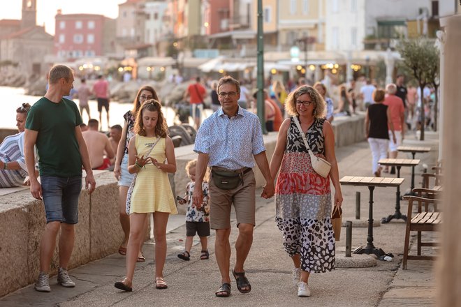 Najbolj obiskana je bila julija občina Piran. FOTO: Črt Piksi