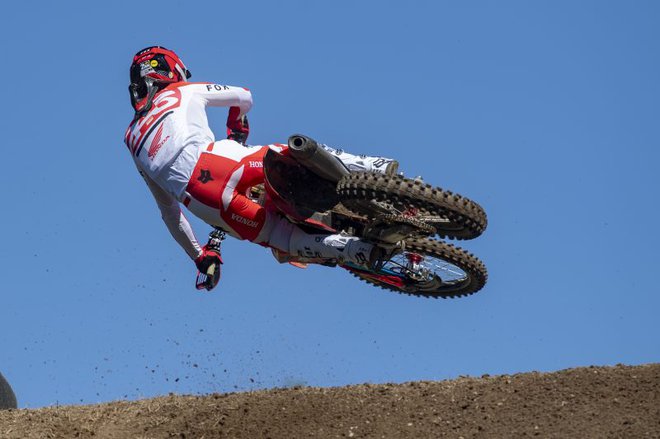 Tim Gajser bo ciljal na prve stopničke v sezoni. FOTO: Honda Racing