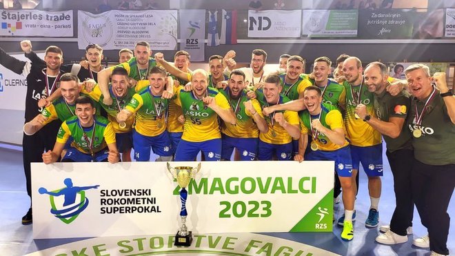 Celjski rokometaši so osmič osvojili slovenski superpokal. FOTO: RK CPL