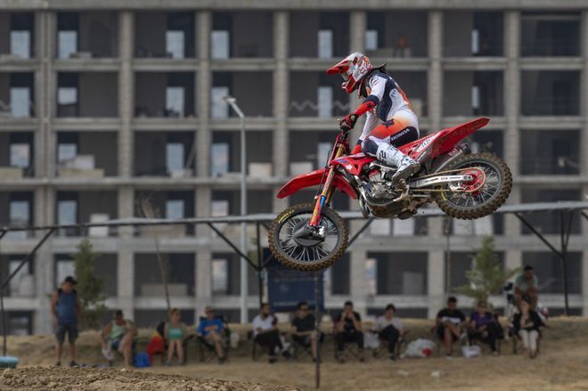 Tim Gajser je prvič letos slavil zmago. FOTO: Honda Racing