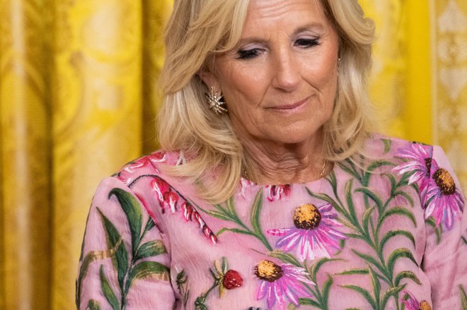 Prva dama ZDA Jill Biden. FOTO: Saul Loeb/AFP