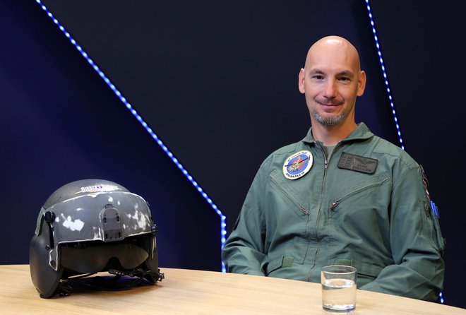 Vojaški pilot Miha Einhauer. FOTO: Marko Feist/Slovenske novice