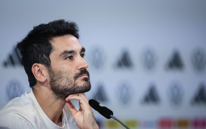 Ilkay Gündogan je sprejel odgovorno vlogo. FOTO: Ronny Hartmann/AFP