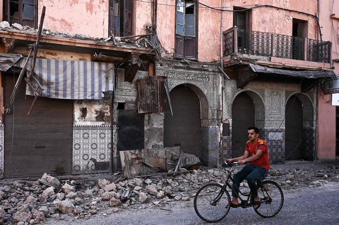 Marakeš po potresu. FOTO: Philippe Lopez/AFP