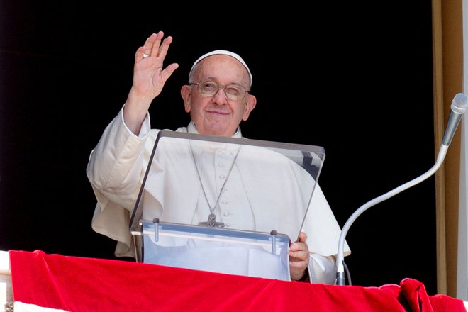 Papež Frančišek. FOTO: Vatican Media/Reuters