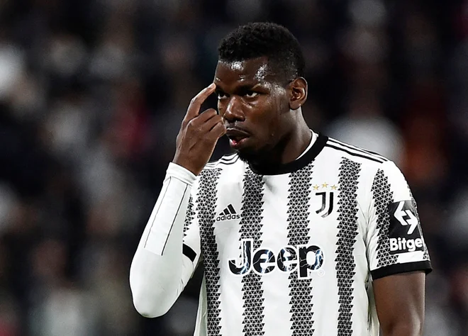 Paul Pogba je padel na dopinškem testu. FOTO: Massimo Pinca/Reuters