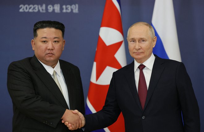 Za Kima je sicer to prva pot v tujino po štirih letih in drugi obisk v Rusiji. FOTO: Vladimir Smirnov/AFP