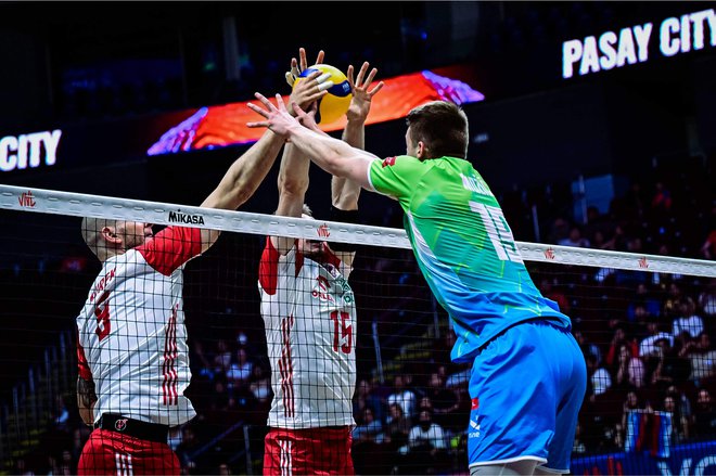 Rok Možič se bo na mreži ponovno »ruval« s poljskimi nasprotniki. FOTO: volleyballworld