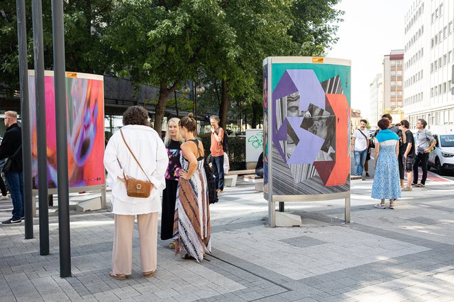 V sodelovanju z ALUO so izvedli natečaj za priložnostni plakat na temo upodobitve bistva Programa Ars. FOTO: Katja Kodba/RTV Slovenija