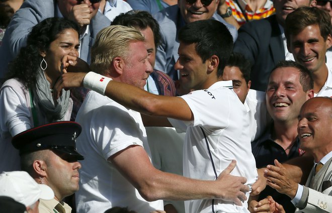 Boris Becker je nad Novakom Đokovićem bedel med letoma 2013 in 2016. FOTO: Stefan Wermuth/Reuters