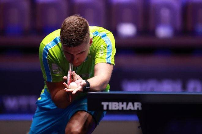 Darko Jorgić in soigralci niso ugnali močnih Francozov. FOTO: Remy Gros/ITTF