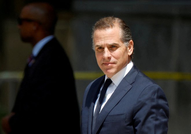 Prvi ameriški sin Hunter Biden. FOTO: Jonathan Ernst/Reuters