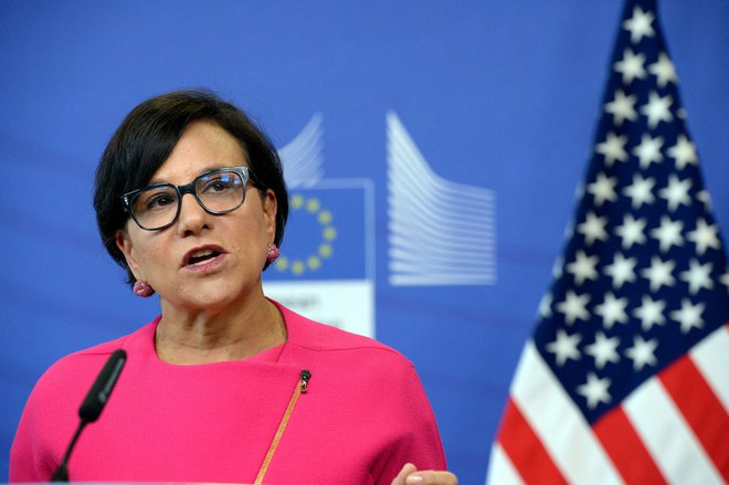 Penny Pritzker iz ene najpremožnejših družin v ZDA je bila članica Obamovega kabineta. FOTO: Thierry Charlier/AFP