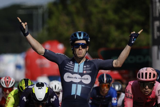 Alberto Dainese je končno izvedel brezhiben sprint. FOTO.  Oscar Del Pozo Afp