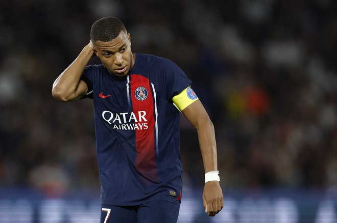 Kylian Mbappe je zaman zabil dva gola za PSG. FOTO: Gonzalo Fuentes/Reuters