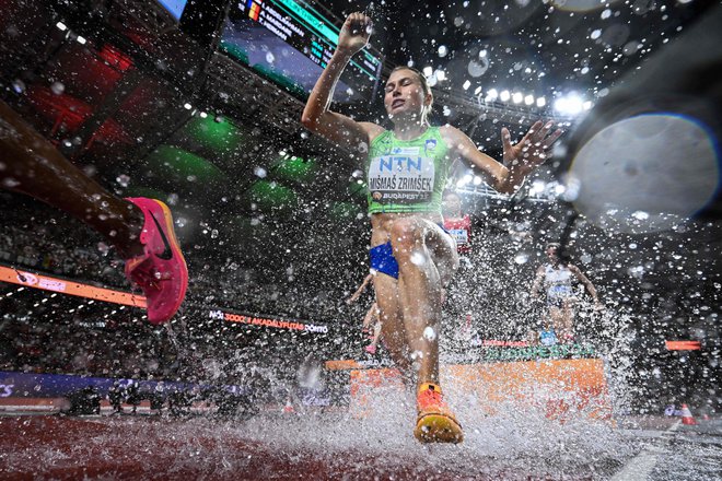 Maruša Mišmaš Zrimšek je dobro odtekla na finalu diamantne lige. FOTO: Kiril Kudrjavcev/AFP