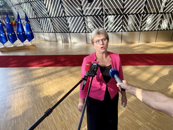 Kmetijska ministrica Irena Šinko pričakuje, da bo Slovenija prihodnje leto prejela pomoč iz krizne rezerve. FOTO: Peter Žerjavič