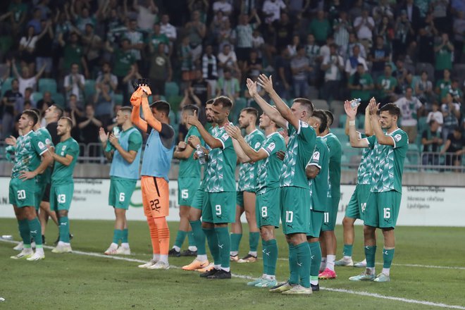 Nogometaši Olimpije bodo letos igrali šest tekem v Uefini konferenčni ligi. FOTO: Leon Vidic