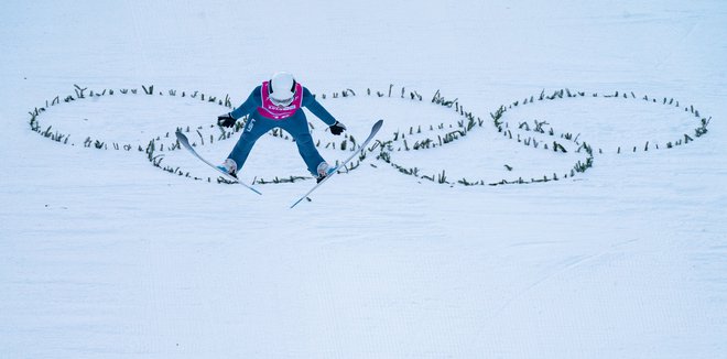 Mark Hafnar je v Romuniji tekmoval v trdnem zimskem olimpijskem duhu. FOTO: Bob Martin/Reuters