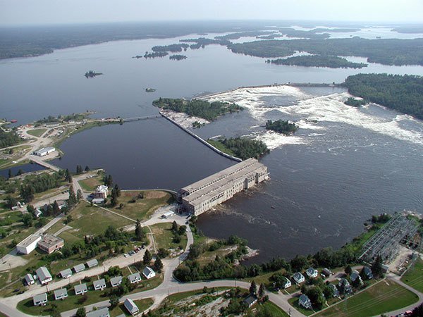 Hidroelektrarna Pointe du Bois. FOTO: Litostroj