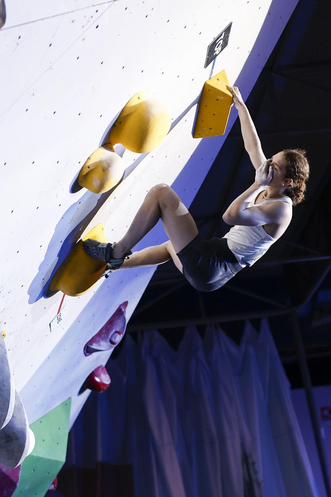 Jennifer Buckley je letos priplezala do dveh srebrnih kolajn. Foto Dimitris Tosidis/IFSC