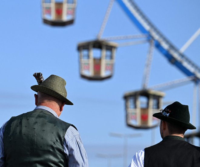 Utrinki z Oktoberfesta FOTO: Christof Stache/AFP