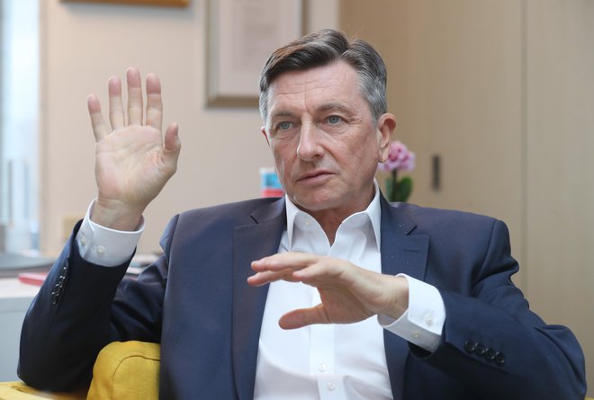 Nekdanji slovenski predsednik Borut Pahor se je na povabilo nevladnih organizacij v New Yorku udeležil srečanj ob robu generalne skupščine OZN. Foto Dejan Javornik