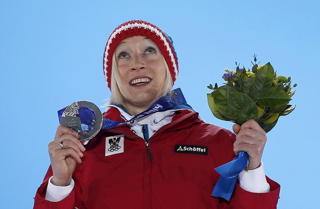 Ponosna Daniela s srebrnim olimpijskim odličjem. FOTO: Reuters