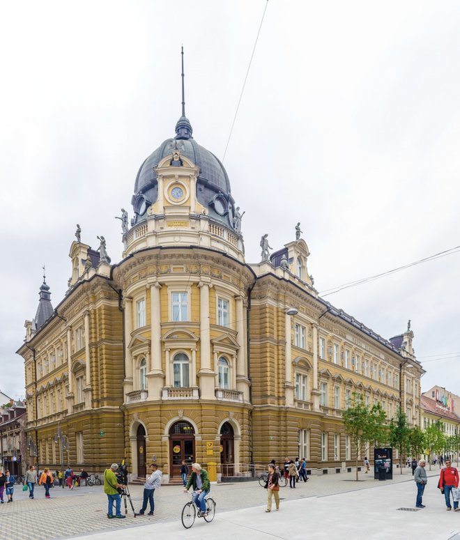 Pošta Slovenije oddaja poslovne proste na Čopovi v Ljubljani. Foto: Pošta Slovenije