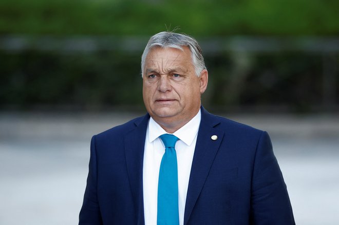 Madžarski premier Viktor Orbán blokira pomoč Ukrajini in noče sodelovati pri urejanju migracijsko-azilnih vprašanj v EU: FOTO: Juan Medina/Reuters