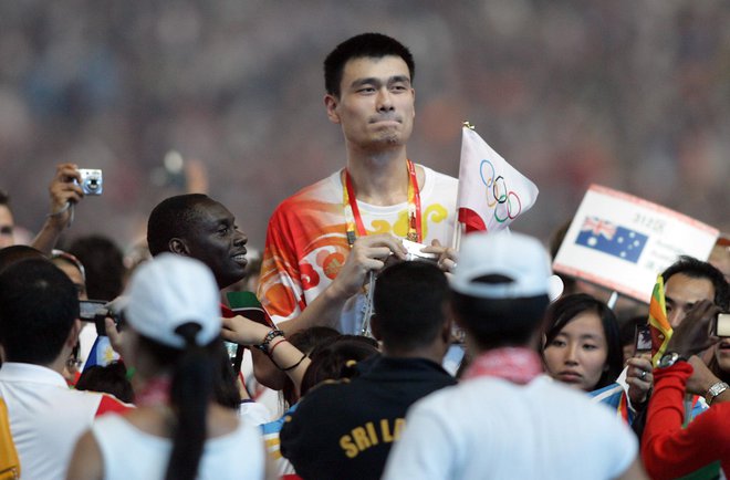 Yao Ming je neizprosen do rojakov v majici košarkarske reprezentance. FOTO: Matej Družnik