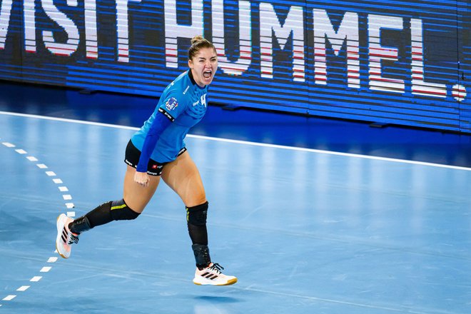 Jovanka Radičević je bila najboljša strelka Krima v superpokalnem finalu. FOTO: RK Krim Mercator